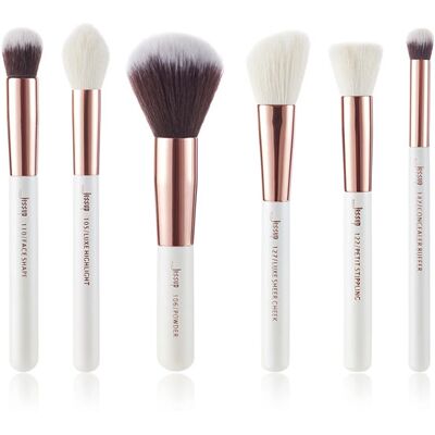 Jessup Beauty - Set de brochas 6 piezas - T224: White/Rose Gold Jessup Beauty - Set de brochas 6 piezas - T224: White/Rose Gold
