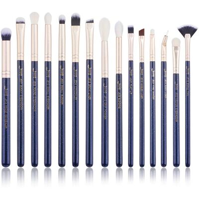 Jessup Beauty - Set de pinceles 15 piezas - T477: Prussian Blue / Golden Sands Jessup Beauty - Set de pinceles 15 piezas - T477: Prussian Blue / Golden Sands