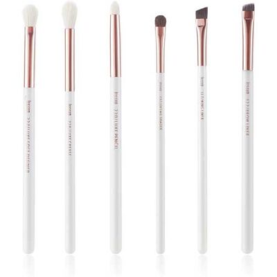 Jessup Beauty - Set de pinceles 6 piezas - T221: White/Rose Gold Jessup Beauty - Set de pinceles 6 piezas - T221: White/Rose Gold