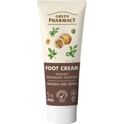 Green Pharmacy - Crema para pies reparadora - Aceite de nuez y extracto de abeto Green Pharmacy - Crema para pies reparadora - Aceite de nuez y extracto de abeto