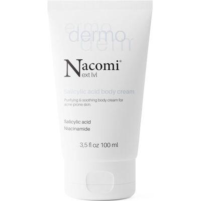 Nacomi Next Lvl DERMO Crema Corporal con Ácido Salicílico y Niacinamida - Cuidado Corporal Nacomi Next Lvl DERMO Crema Corporal con Ácido Salicílico y Niacinamida - Cuidado Corporal