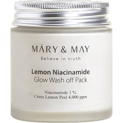 Mary & May Pack de lavado con niacinamida y limón - 125 g Mary & May Pack de lavado con niacinamida y limón - 125 g