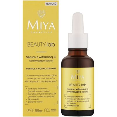 Miya Cosmetics Marca Modelo Serum Iluminador con Vitamina C - Anti-manchas, 30ml Miya Cosmetics Marca Modelo Serum Iluminador con Vitamina C - Anti-manchas, 30ml