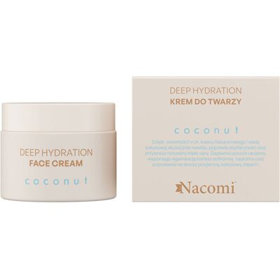 Crema facial de hidratación profunda con coco - Nacomi Crema facial de hidratación profunda con coco - Nacomi