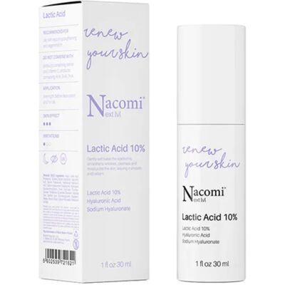 Nacomi - Ácido láctico 10% - Suero para renovación de la piel Nacomi - Ácido láctico 10% - Suero para renovación de la piel