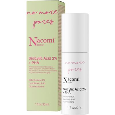 Nacomi Next Level Ácido Salicílico 2% + PHA 30ml - Suero para piel problemática Nacomi Next Level Ácido Salicílico 2% + PHA 30ml - Suero para piel problemática