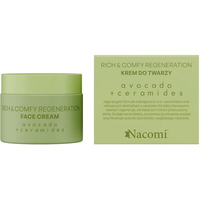 Crema facial de aguacate Nacomi - Regeneración e hidratación - 40 ml Crema facial de aguacate Nacomi - Regeneración e hidratación - 40 ml