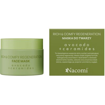 Nacomi Rich & Comfy Mascarilla Facial - Regeneración - 40ml Nacomi Rich & Comfy Mascarilla Facial - Regeneración - 40ml