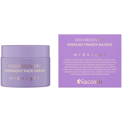 Crema Facial Nocturna Nacomi Rich Recovery Midnight - Crema Facial Crema Facial Nocturna Nacomi Rich Recovery Midnight - Crema Facial
