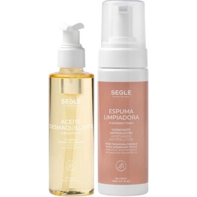 Segle Aceite Limpiador Modelo - De Aceite a Leche - Pack Doble de Limpieza Segle Aceite Limpiador Modelo - De Aceite a Leche - Pack Doble de Limpieza