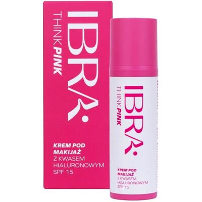 Ibra - *Think Pink* - Prebase hidratante con ácido hialurónico SPF15 Ibra - *Think Pink* - Prebase hidratante con ácido hialurónico SPF15