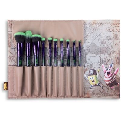 Lethal Cosmetics - *The SpongeBob* - Set de brochas Treasure Map Lethal Cosmetics - *The SpongeBob* - Set de brochas Treasure Map