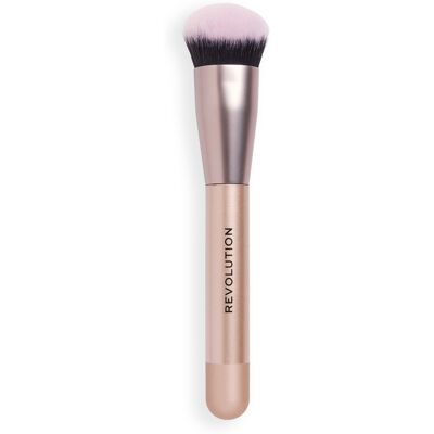 Makeup Revolution - Brocha para base de maquillaje Angled Issues - R8 Makeup Revolution - Brocha para base de maquillaje Angled Issues - R8