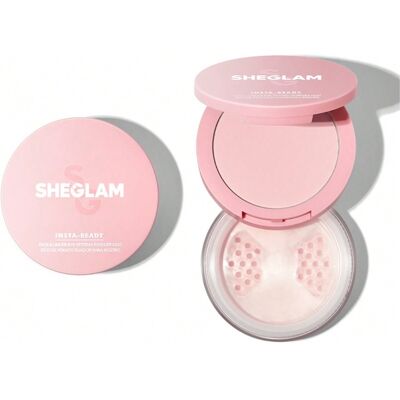 SHEGLAM - Polvos fijadores para rostro y contorno Insta-Ready - Bubblegum SHEGLAM - Polvos fijadores para rostro y contorno Insta-Ready - Bubblegum