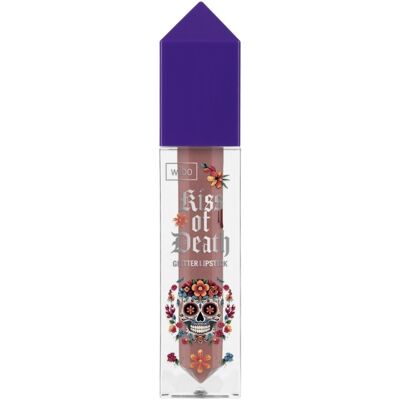 Wibo - Labial líquido con glitter Kiss Of Death - 01: La Jefecita Wibo - Labial líquido con glitter Kiss Of Death - 01: La Jefecita