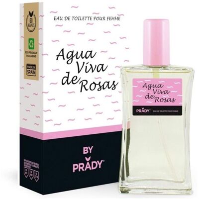 Prady - Eau de toilette para mujer 90ml - Agua Viva de Rosas Prady - Eau de toilette para mujer 90ml - Agua Viva de Rosas
