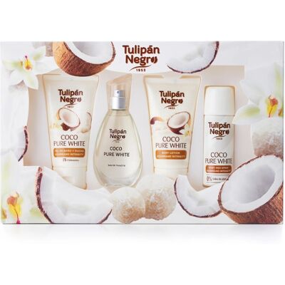 Tulipán Negro - *Gourmand Intensity* - Set de regalo - Coco Pure White Tulipán Negro - *Gourmand Intensity* - Set de regalo - Coco Pure White