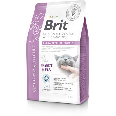 BRIT Dieta Veterinaria para Gatos Sin Gluten y Hipoalergénica - 5kg BRIT Dieta Veterinaria para Gatos Sin Gluten y Hipoalergénica - 5kg