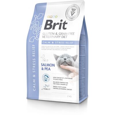 BRIT Comida para Gatos Salmón y Guisantes - Alivio de Estrés - 5kg BRIT Comida para Gatos Salmón y Guisantes - Alivio de Estrés - 5kg