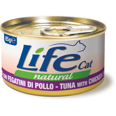 Life Petcare Life Gato Natural Lata 85g - Atún y Hígado de Pollo Life Petcare Life Gato Natural Lata 85g - Atún y Hígado de Pollo