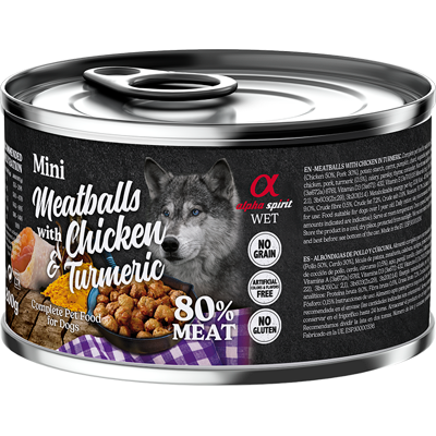 Alpha Spirit Pollo Cúrcuma Comida Húmeda para Perros - 400g Alpha Spirit Pollo Cúrcuma Comida Húmeda para Perros - 400g