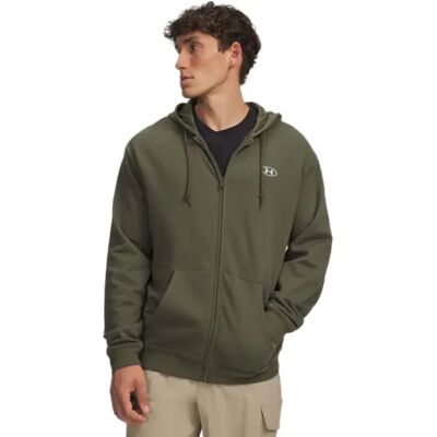 Under Armour Sudadera Con Cremallera Rival Fleece Green / White 2XL Under Armour Sudadera Con Cremallera Rival Fleece Green / White 2XL