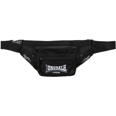 Lonsdale Riñonera Hip Black / Grey One Size Lonsdale Riñonera Hip Black / Grey One Size