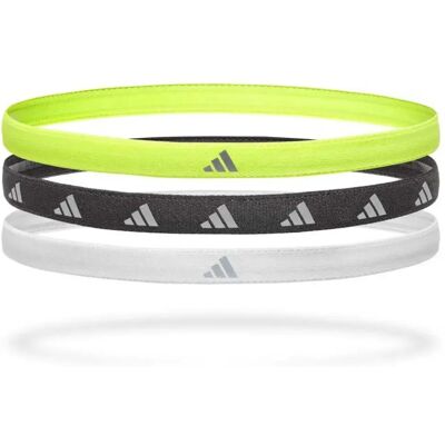 Adidas Cinta Para La Cabeza 3 Unidades Lucid Lemon / Black / Silver Reflective One Size Adidas Cinta Para La Cabeza 3 Unidades Lucid Lemon / Black / Silver Reflective One Size