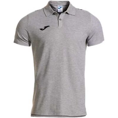 Joma Polo De Manga Corta Olimpiada Melange Gray 4XL Joma Polo De Manga Corta Olimpiada Melange Gray 4XL