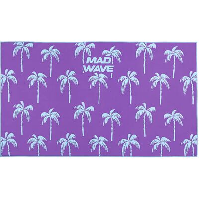 Mad Toalla Microfiber Palm Violet 80 x 140 cm Mad Toalla Microfiber Palm Violet 80 x 140 cm