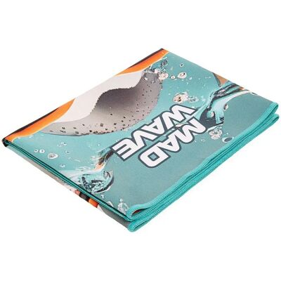 Mad Toalla Microfiber Penguin Azure 80 x 140 cm Mad Toalla Microfiber Penguin Azure 80 x 140 cm