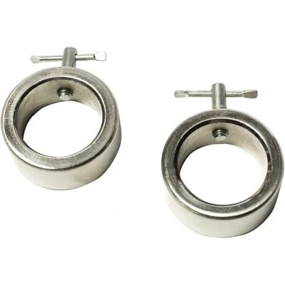 Olive Abrazadera Turn Pin Collar 2 Unidades Chrome One Size Olive Abrazadera Turn Pin Collar 2 Unidades Chrome One Size