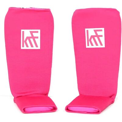 KRF Rosa Nylon Protección para canilleras Artes Marciales - Espinilleras KRF Rosa Nylon Protección para canilleras Artes Marciales - Espinilleras