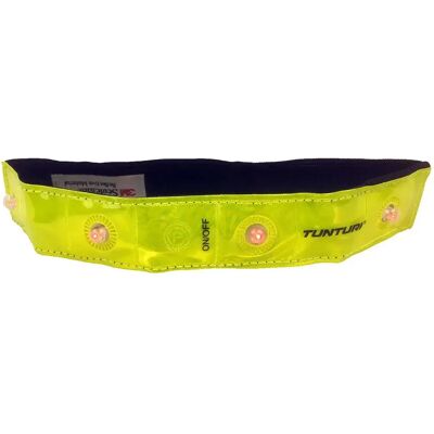 Tunturi Tira De Led Reflectante Yellow One Size Tunturi Tira De Led Reflectante Yellow One Size