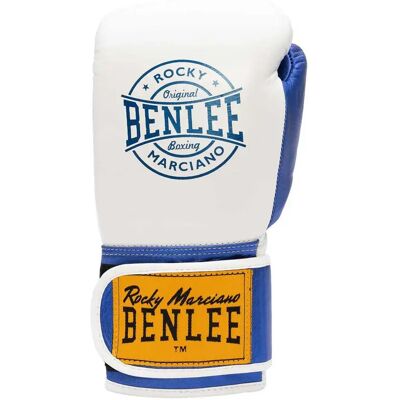 Benlee Guantes De Boxeo De Cuero Metalshire White / Blue 14 oz Benlee Guantes De Boxeo De Cuero Metalshire White / Blue 14 oz