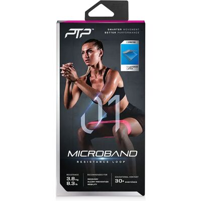 Ptp Mini Banda Elástica De Resistencia Extra Ligera Pink Ultra Light Ptp Mini Banda Elástica De Resistencia Extra Ligera Pink Ultra Light