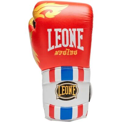 Leone1947 Guantes De Boxeo Artificiales Cuero Thai Style Red 12 oz Leone1947 Guantes De Boxeo Artificiales Cuero Thai Style Red 12 oz