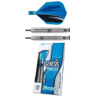 Harrows Dardos Genesis Silver / Blue 22 g Harrows Dardos Genesis Silver / Blue 22 g