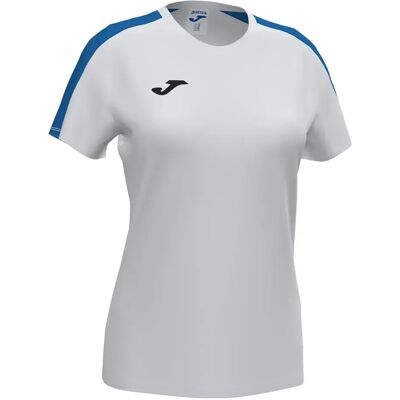 Camiseta de Fútbol Blanca JOMA - Cuello redondo, Paneles en contraste, Logo J Camiseta de Fútbol Blanca JOMA - Cuello redondo, Paneles en contraste, Logo J