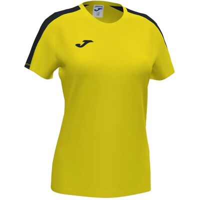 Joma Camiseta De Manga Corta Academy Yellow / Black 12-14 Años Joma Camiseta De Manga Corta Academy Yellow / Black 12-14 Años