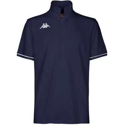 Kappa Polo De Manga Corta Barli Blue Marine / White 3XL Kappa Polo De Manga Corta Barli Blue Marine / White 3XL