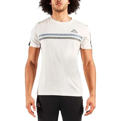 Kappa Camiseta De Manga Corta Iverpool Active White Natural XL Kappa Camiseta De Manga Corta Iverpool Active White Natural XL