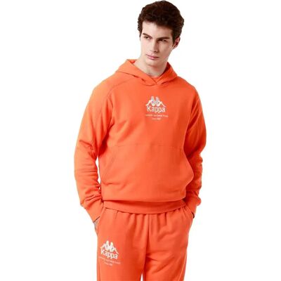 Kappa Sudadera Con Capucha Authentic Giano Orange M Kappa Sudadera Con Capucha Authentic Giano Orange M