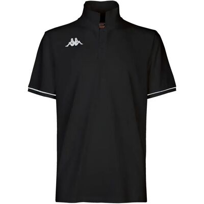 Kappa Polo De Manga Corta Barli Black / White S Kappa Polo De Manga Corta Barli Black / White S