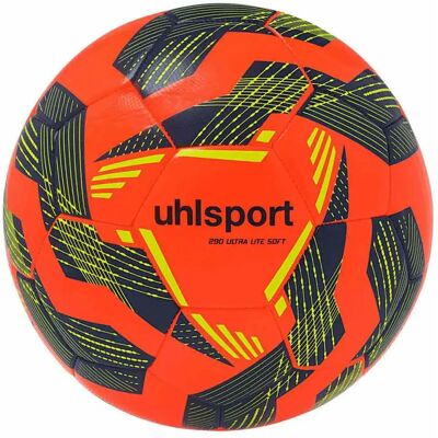 Uhlsport Balón De Fútbol Ultra Lite Soft 290 Fluor Orange / Navy Blue 4 Uhlsport Balón De Fútbol Ultra Lite Soft 290 Fluor Orange / Navy Blue 4
