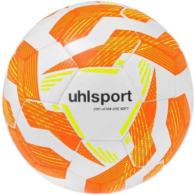 Uhlsport Balón De Fútbol Ultra Lite Soft 290 White / Fluor Orange / Yellow 3 Uhlsport Balón De Fútbol Ultra Lite Soft 290 White / Fluor Orange / Yellow 3