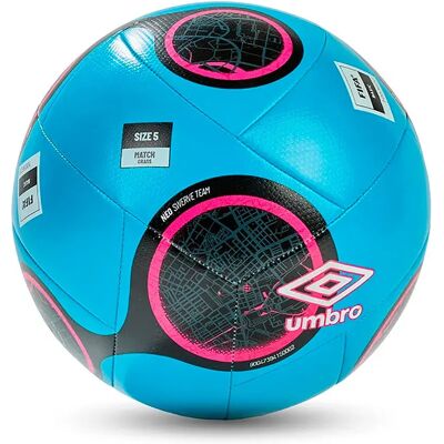Umbro Balón De Fútbol Neo Swerve Team Fb Atomic Blue / White / Black / Pink Glo / Carbon 5 Umbro Balón De Fútbol Neo Swerve Team Fb Atomic Blue / White / Black / Pink Glo / Carbon 5