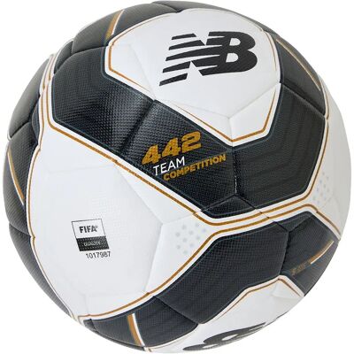 New Balance Balón De Fútbol 442 Team Competition White / Black / Gold 5 New Balance Balón De Fútbol 442 Team Competition White / Black / Gold 5
