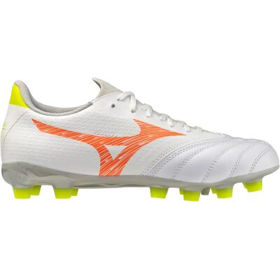 Mizuno Botas De Fútbol Junior Morelia Neo V β Select Ag White / Lava Orange / Evening Prim EU 32 1/2 Mizuno Botas De Fútbol Junior Morelia Neo V β Select Ag White / Lava Orange / Evening Prim EU 32 1/2