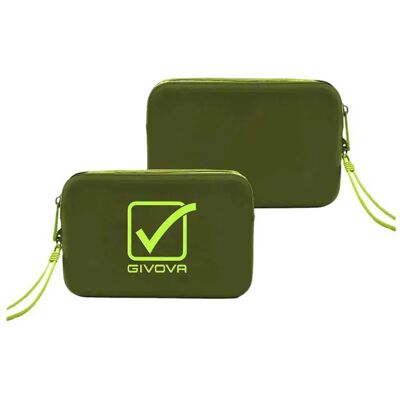 Givova Neceser Silicone Military Green / Fluorescent Yellow One Size Givova Neceser Silicone Military Green / Fluorescent Yellow One Size